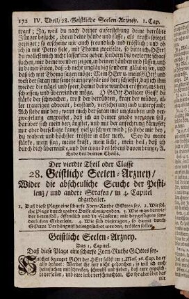 172-217, Der vierdte Theil oder Classe