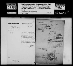 Wagnerinnung für den Oberamtsbezirk Welzheim