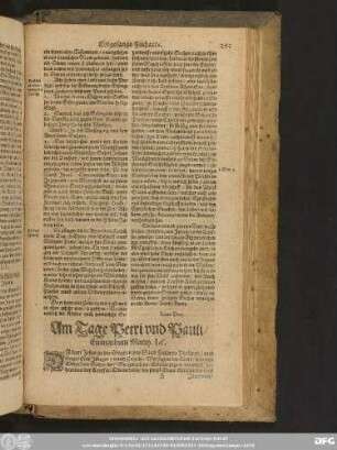 Am Tage Petri und Pauli/ Evangelium Matth. 16.