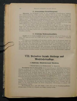 a) Gesamtverwaltung des Wohlfahrtsamtes im allgemeinen.