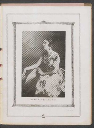 [Fotografía de] Srta. Maria Everilda Dupont Ponce De León