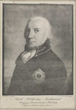 Bildnis des Karl Wilhelm Ferdinand von Braunschweig-Lüneburg
