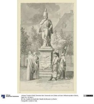 Denkmal des Generals von Zieten auf dem Wilhelmsplatz in Berlin