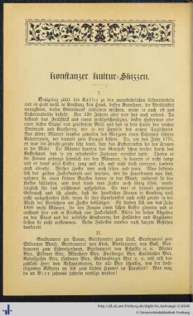 Konstanzer Kulturskizzen.