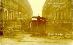 Barrikade in Berlin