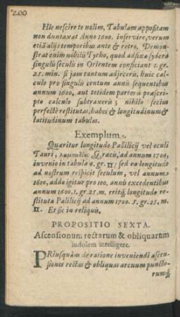 Propositio Sexta. Ascensionum rectarum & obliquarum indolem intelligere.