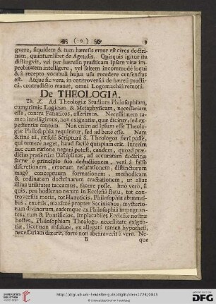 De theologia