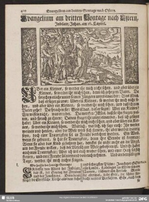 [Evangelium und Epistel am dritten Sontage nach Ostern, Jubilitate]