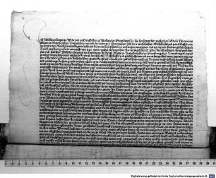Urkunde über die Abtretung von Wassenberg an Herzog Wilhelm von Jülich. 1494.06.24.