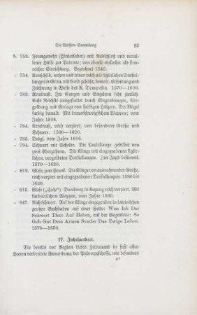 17. Jahrhundert