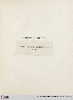 Versteigerung (Nr. 1-44)