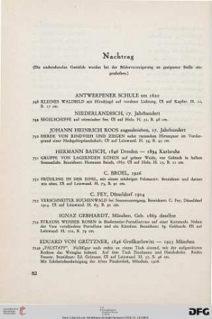 Nachtrag (Nr. 748-764)