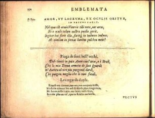 Amor, Vt Lacryma, Ex Ocvlis Oritvr In Pectvs Cadit