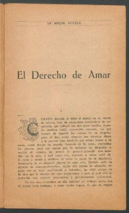 El derecho de amar