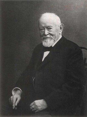 Ehrenbürger der Stadt Karlsruhe. Dr. Friedrich Wolff (15.02.1833-17.06.1920); Fabrikant; Ehrenbürger seit 21.12.1917