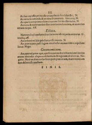 Oeconomicum.