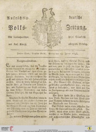 Zweiter Band. Sechstes Stück