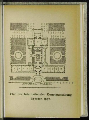 Plan der Internationalen Kunstausstellung Dresden 1897
