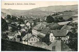 Blick auf Hertigswalde
