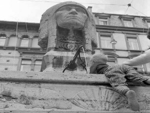 Indianerbrunnen am Werderplatz.