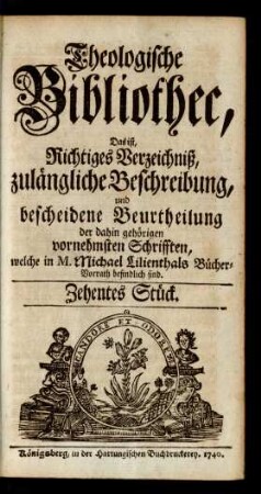 Zehentes Stück