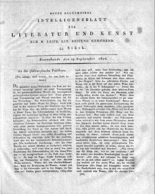1806-09-29 : 44. Stück