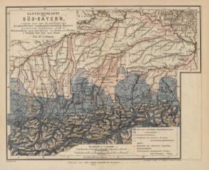 Gletscherkarte Von Süd-Bayern [...]