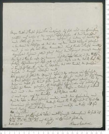 Brief von Christian Gottfried Daniel Nees von Esenbeck an Adelbert von Chamisso