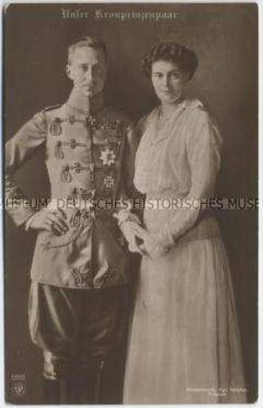 Kronprinz Wilhelm mit seiner Frau Cecilie