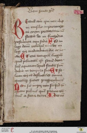 –33r Psalterium (excerpt), cantica. Et hymni