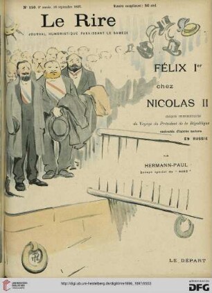 No. 150 Numéro exceptionnel (18 septembre 1897)