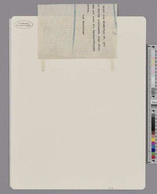 Brief an Ernst Ludwig Kirchner