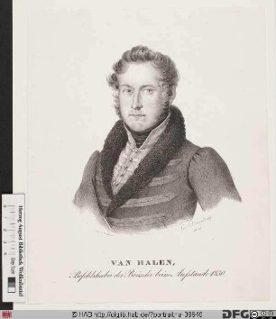 Bildnis Juan (Manuel) van Halen, conde de Peracampos