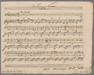Das Lied von der Liebsten, V, guit, F-Dur - BSB Mus.Schott.Ha 4219-2 : [caption title:] Das Lied von der Liebsten // von // Lachner