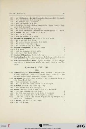 Katharina II. (Nr. 1412-1956)