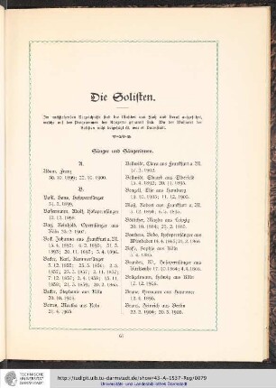 Die Solisten