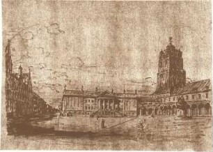 Fischer, Theodor; Köln; Werkbundausstellung, Wandelhalle - Perspektive
