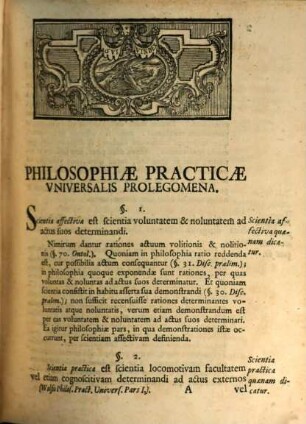 Philosophia Practica Universalis, Methodo Scientifica Pertractata, 1. Theoriam Complectens, Qua Omnis Actionum Humanarum Differentia, Omnisque Iuris Ac Obligationum Omnium, Principia, A Priori Demonstrantur