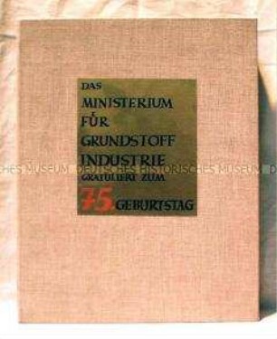 Dokumentation zur Grundstoffindustrie der DDR, in zwei Kassetten