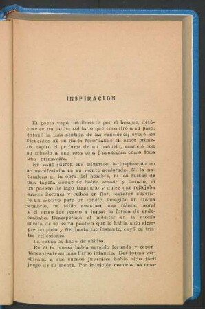 Inspiración