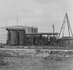 Öl-Klärbassins und Öltanks : Technikgeschichte | Technologie | Erdölindustrie | Bohrfelder in Wietze | Deutsche Erdöl AG