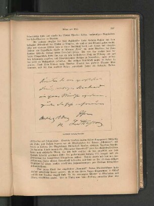 Handschrift Ludwig Dessoirs