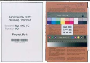 Entnazifizierung Ruth Perpeet , geb. 07.06.1914 ()