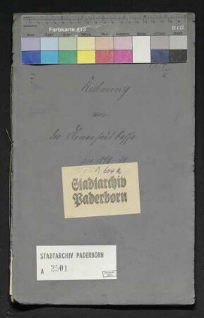 Rechnung der Armenhauskasse 1890/91