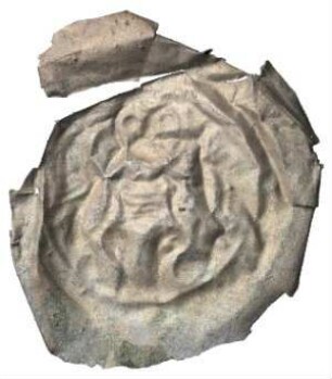 Fundmünze, Brakteat, 1200 - 1250