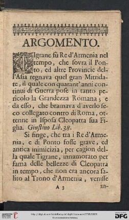 Argomento