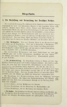 Bürgerkunde