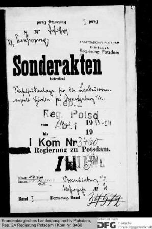 Rieselfeldanlage für die Landesirrenanstalt Görden