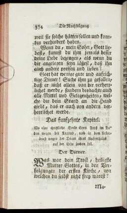 Das fünfzehnte Kapitel. - Das zwanzigste Kapitel.