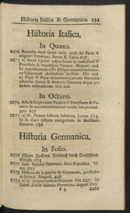 Historia Germanica